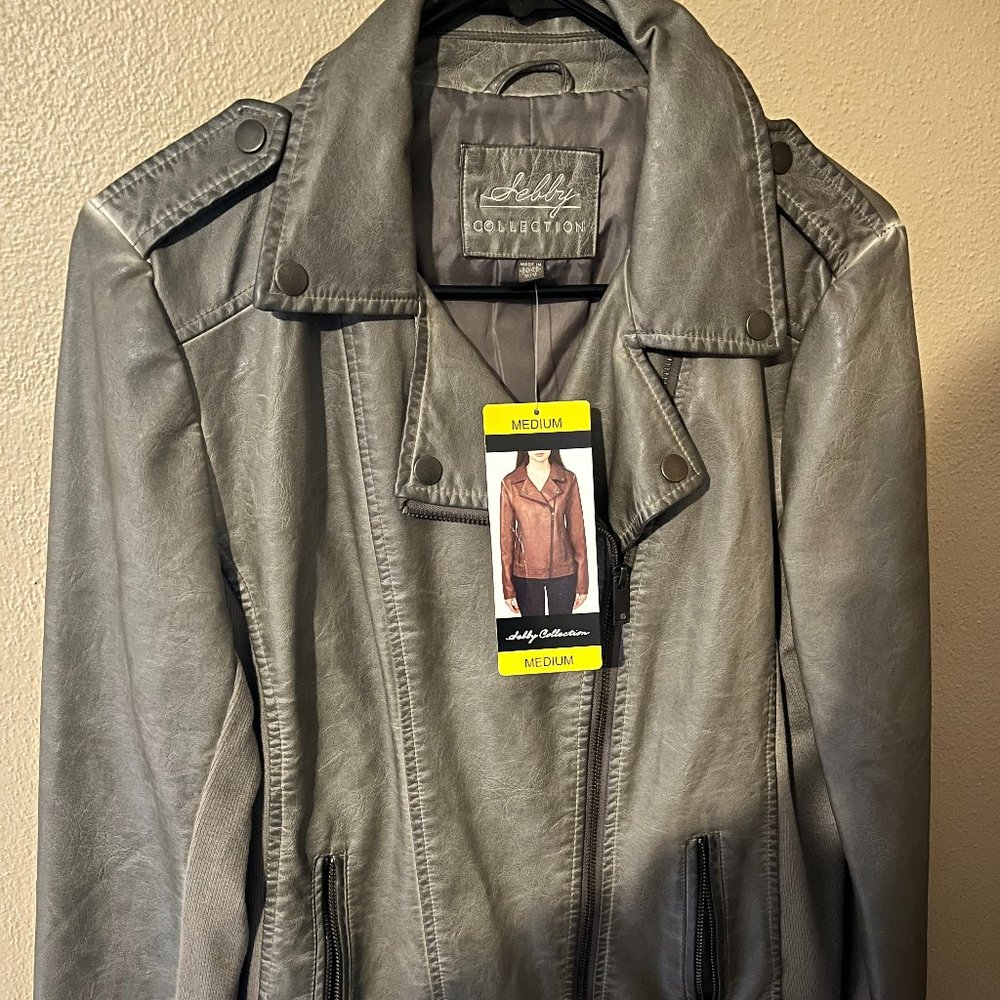 Sebby Collection Women's Leather Jacket size M